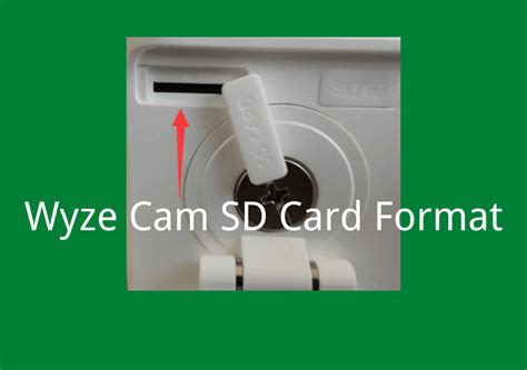 wyze sd card format|More.